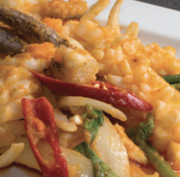 ปลาหมึกผัดไข่เค็ม