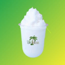 มะพร้าวปั่นนมสด