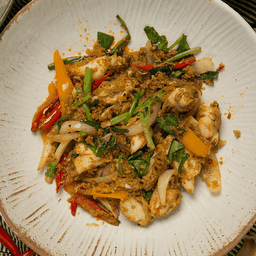 เนื้อปูผัดผงกะหรี่