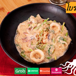 สุกี้โบราณ ปลาหมึก