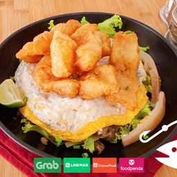 ก๋วยเตี๋ยวคั่วดั้งเดิม ปลา