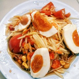 ตำไทยไข่เค็ม