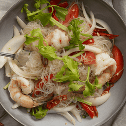 ยำวุ้นเส้นกุ้ง