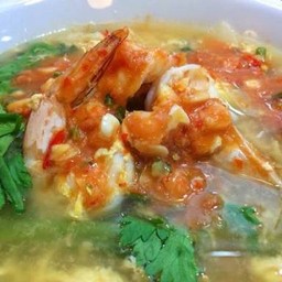 สุกี้น้ำ กุ้งสด