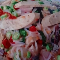 ยำขนมจีน ยำปลาดุกฟู แซ่บเวอร์