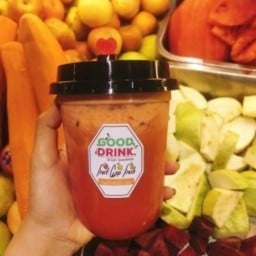 น้ำสกัดเเยกกาก 100% ตลาดนวลจันทร์มาเก็ต