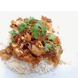 ข้าวไก่กระเทียม