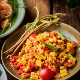 ตำข้าวโพด