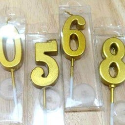เทียนตัวเลข 0-9 (รบกวนระบุตัวเลขด้วยนะคะ)