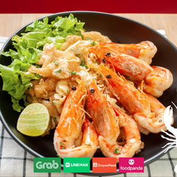 ก๋วยเตี๋ยวคั่วฟาไฉ กุ้ง