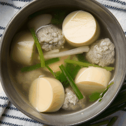 แกงจืดเต้าหู้หมูสับ