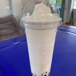 นมสดปั่นไข่มุก