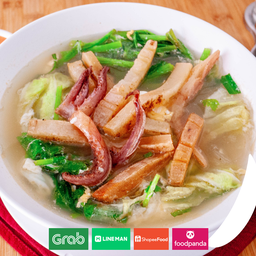 สุกี้ ปลาหมึกกรอบ