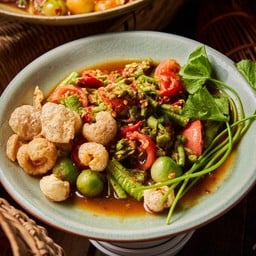 ตำถั่ว แคบหมู