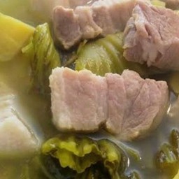 แกงจืดผักกาดดองหมู