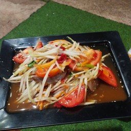 ตำกุ้งสด