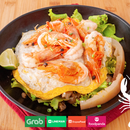 ก๋วยเตี๋ยวคั่วดั้งเดิม กุ้ง