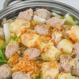 ต้มจืดเต้าหู้ไข่หมูเด้ง