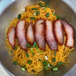 บะหมี่หมูแดง+ซอสเกาหลี+ซอสมาเลเซีย