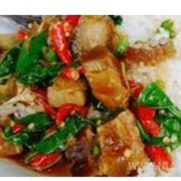 ข้าวกะเพราหมูกรอบ