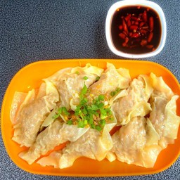 เกี๊ยวกุ้ง + น้ำจิ้ม