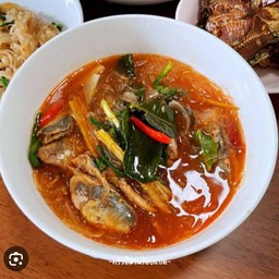 ต้มยำปลากะป๋อง+วุ้นเส้น