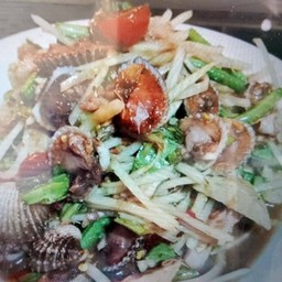 ตำหอยแครง