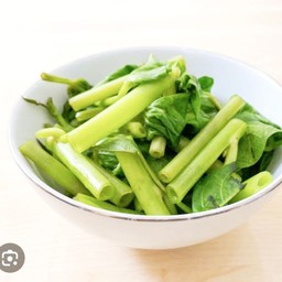 ผักบุ้งลวก