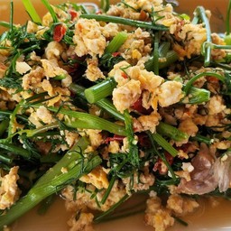 ใข่คั่วผักชีลาว