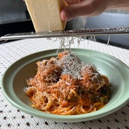 spaghetti meatball pork