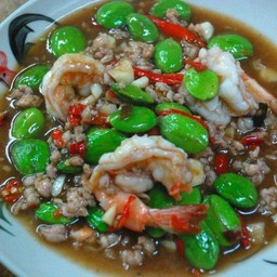 สะตอผัดกุ้ง