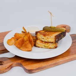 Grilled three cheese