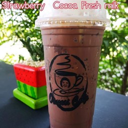 โกโก้สตอเบอรี่นมสดปั่น