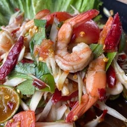 ตำกุ้งสุก