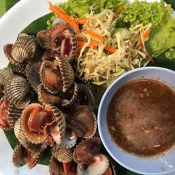 หอยแครงเผา