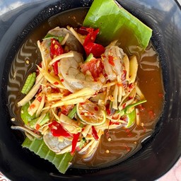 ตำกุ้งสด