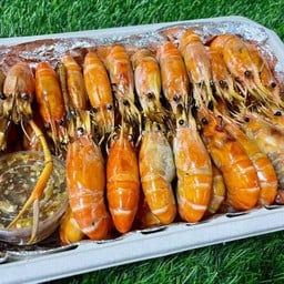 กุ้งเผา 1 กิโล (ชุดใหญ่)