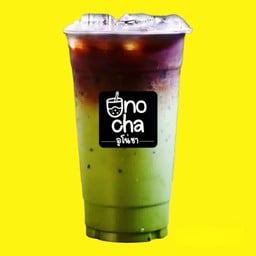 Green tea with coffee.