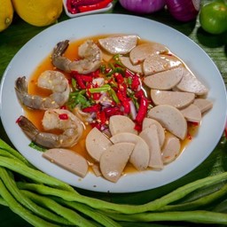 ยำหมูยอกุ้ง