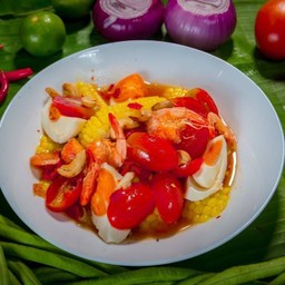 ส้มตำข้าวโพดไข่เค็ม