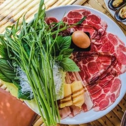 จิ้มจุ่มหมู(รวมผัก)