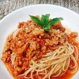 สปาเก็ตตี้ซอสแดงหมูสับ