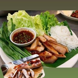เมี่ยงคอหมูย่าง  คลองสอง  มบ.เดอะพาเลต