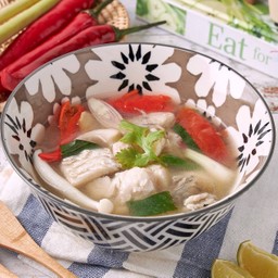 ข้าวไรซ์เบอรี่ + ต้มยำน้ำใส Tom Yum Soup