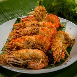 กุ้งทอดกระเทียม