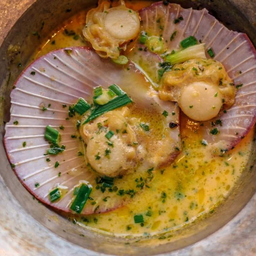 หอยเชลล์อบ