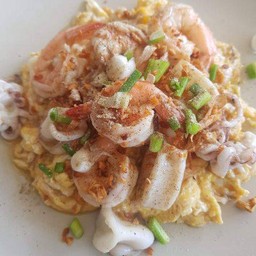 คั่วไข่ทะเลพริกไทยราดข้าว