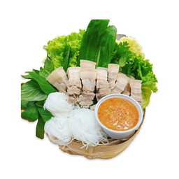 [อร่อยซ่ากับโค้ก] เมี่ยงหมูสามชั้น S +  "โค้ก" ออริจินัล (กระป๋อง)