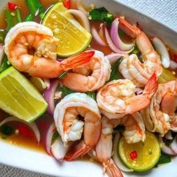 ยำกุ้งเป็นกับข้าว