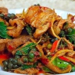 ผัดเผ็ดหมูป่า